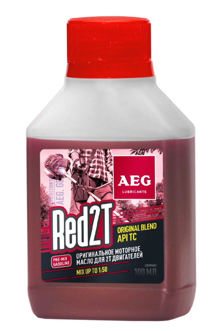 AEG Universal 2T Motor Oil API TC Масло 2Т мин. 100мл