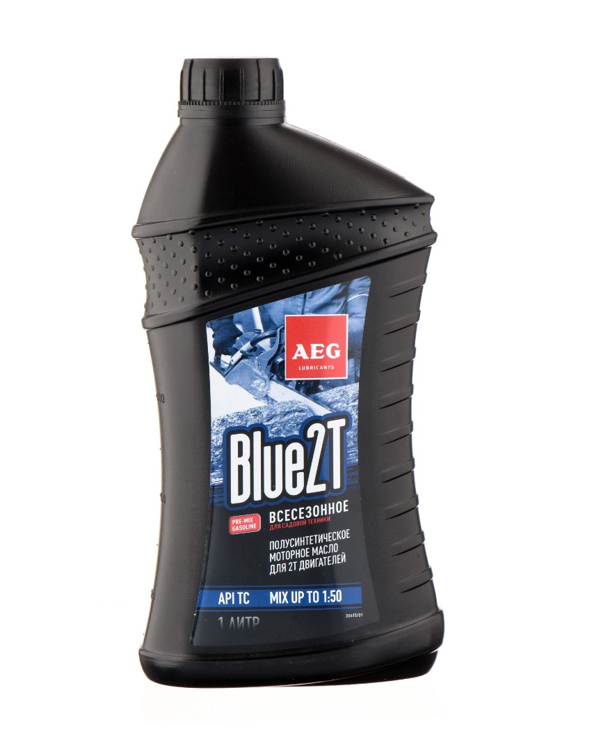 AEG Semi Synthetic 2T Motor Oil API TC Масло 2Т п/с 1л