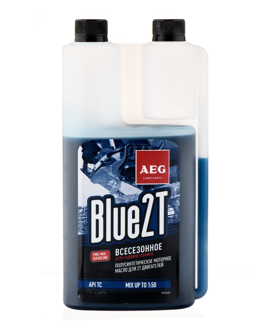 AEG Semi Synthetic 2T Motor Oil API TC Масло2Т п/с дозатор.1л