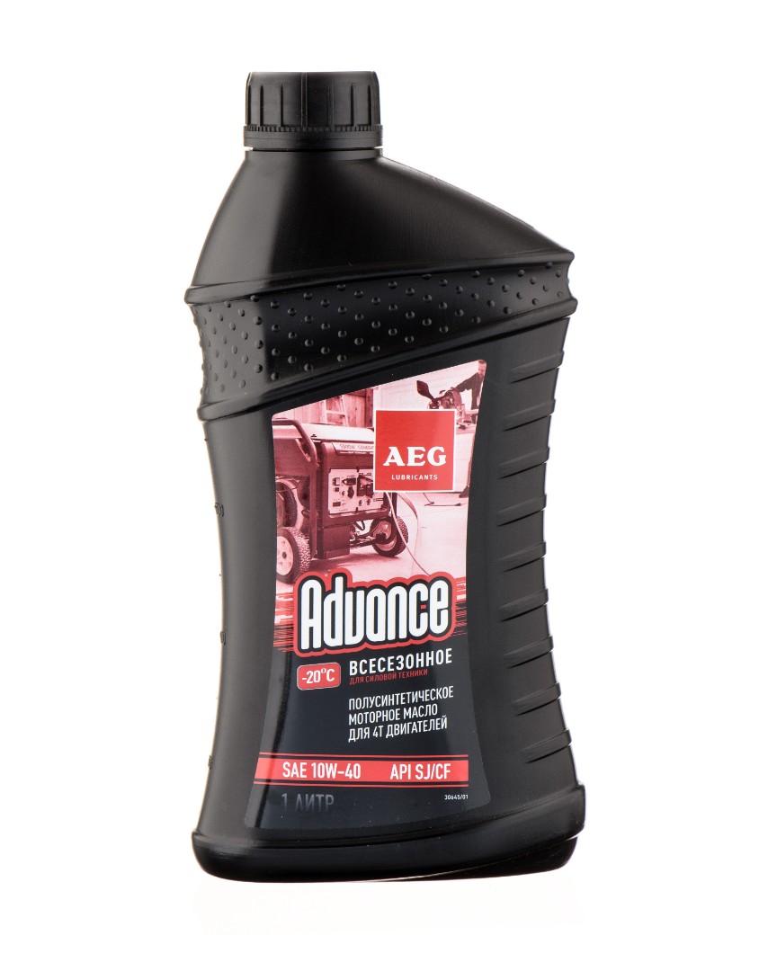AEG Advance SAE 10W40 API SJCF Масло 4Т п/с 1л