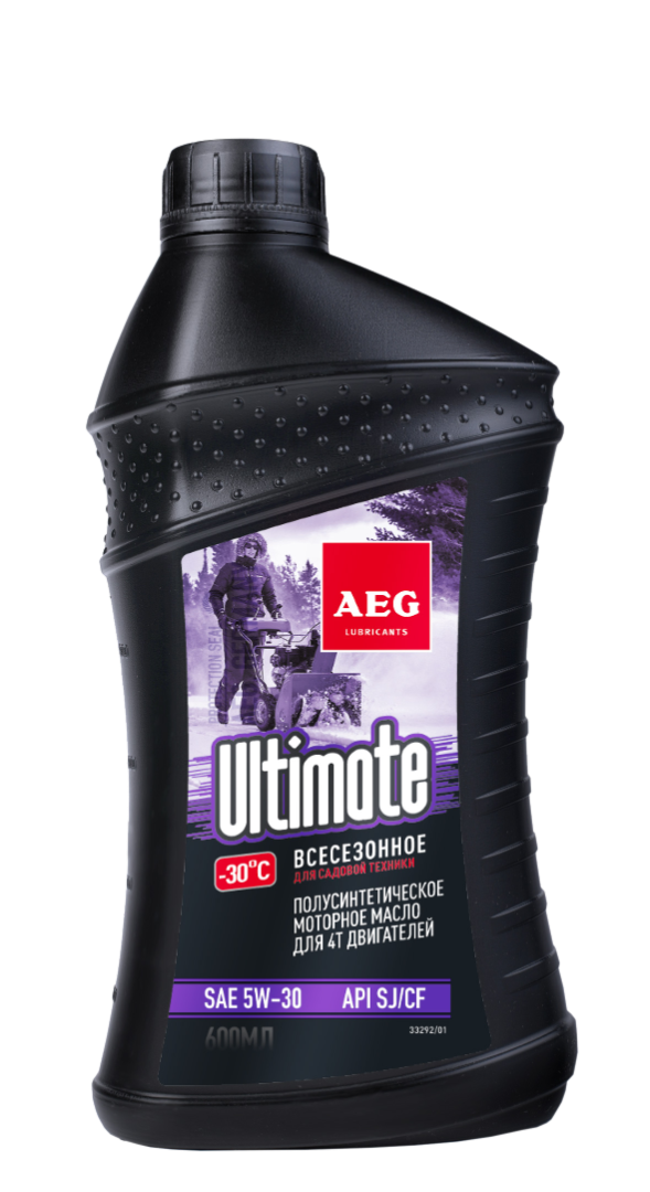 AEG Ultimate SAE 5W30 API SJ/CF Масло 4Т п/с 600мл